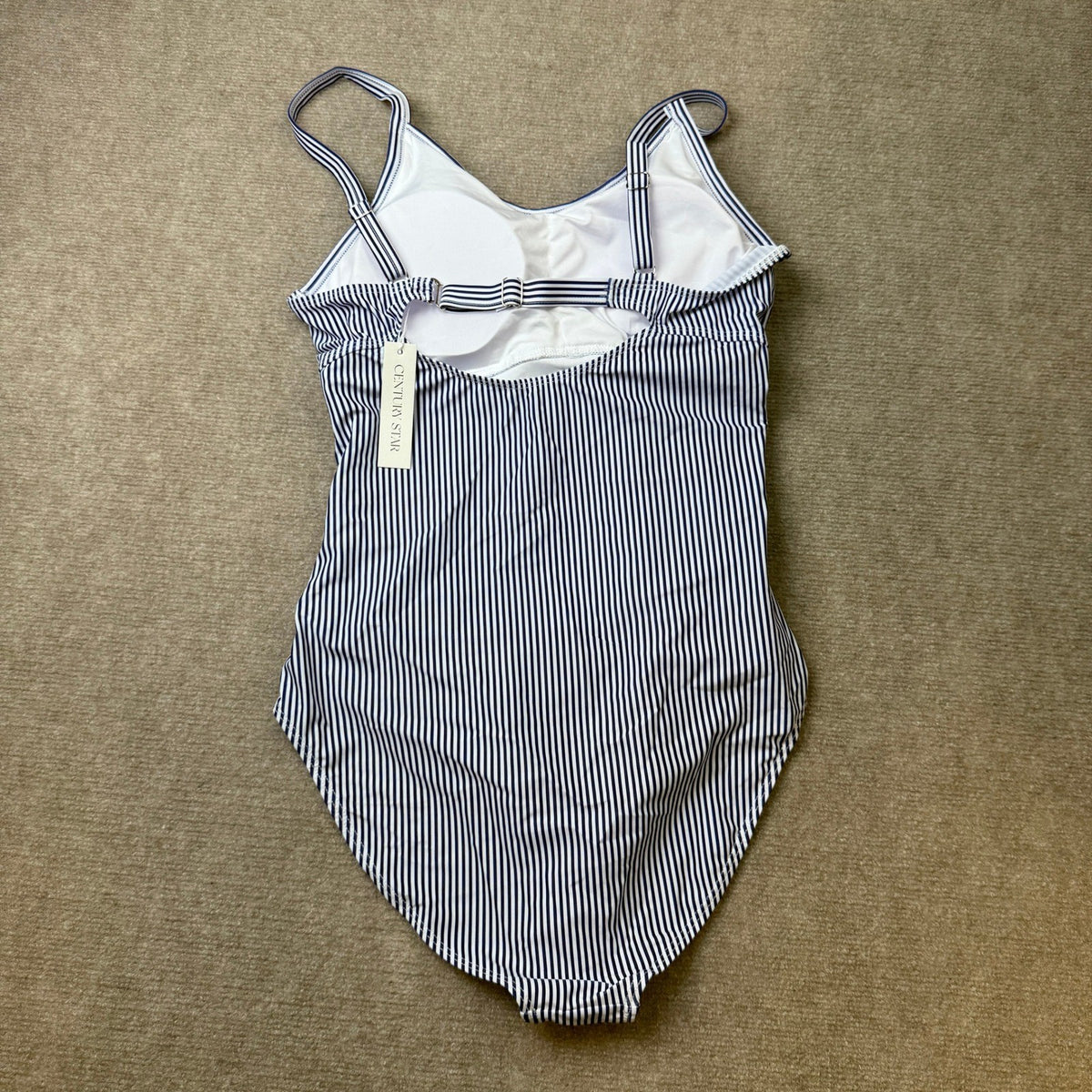 MSRP $31 Century Star Women's XL Modest One Piece Swimsuit Full Coverage Swimw