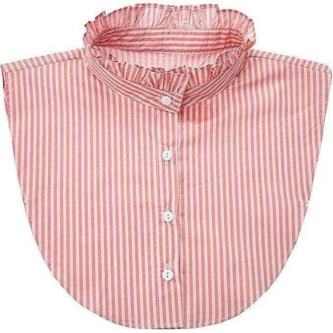 NIDMIDO Women Ruffle Mock Neck Detachable Half Blouse Shirts Fake Collar Dickey