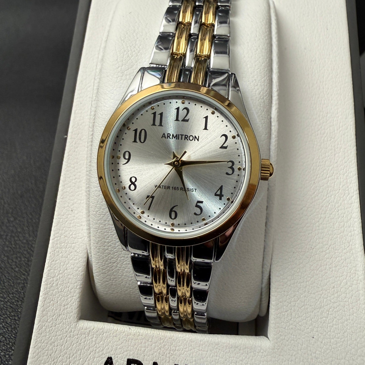 Armitron Women's 75/5304TTB Two Tone Easy to Read Bracelet Watch New Battery
