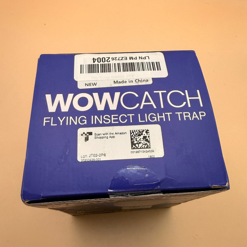 WowCatch N386E Flying Insect Trap for Indoors, 2 Devices + 8 Refills, Bug Catch