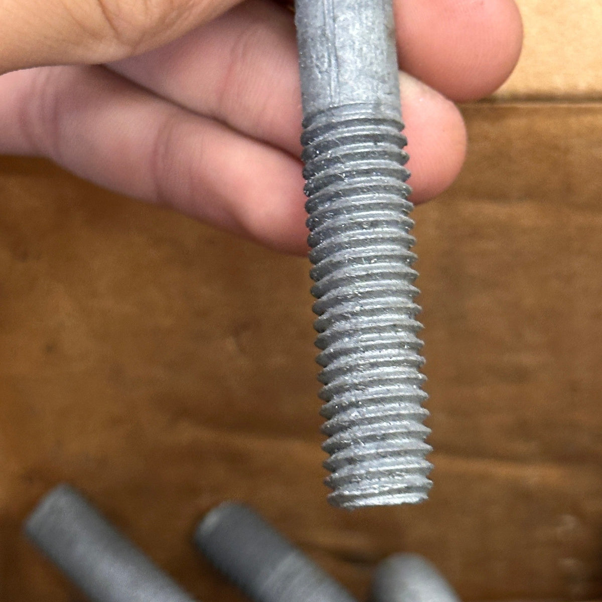 Pack of 25 Perine Danforth 1/2-13 x 6 Anchor Bolts w/ Nuts HDG Hot Dip Galvaniz