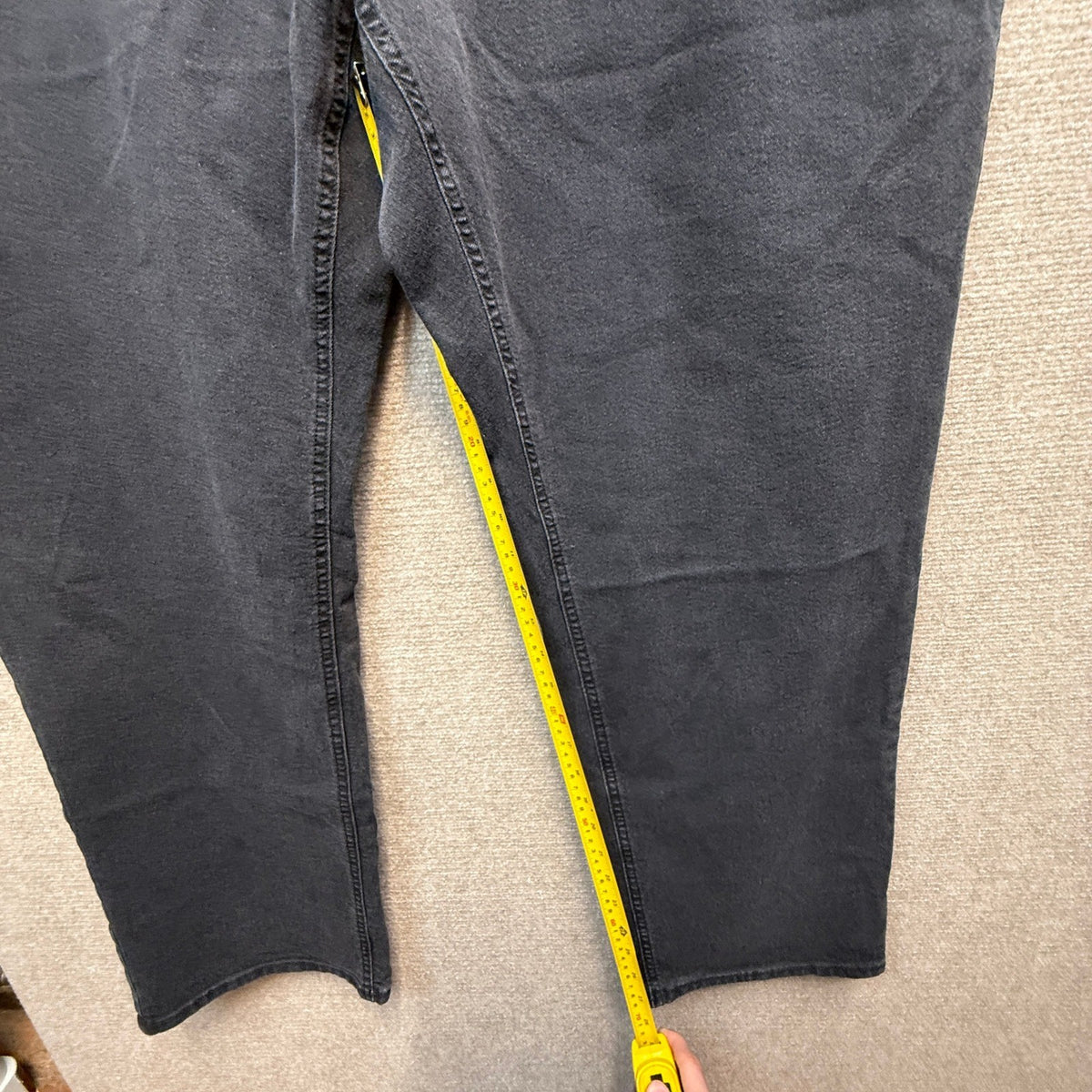 NWT Buffalo David Bitton Men's Charcoal Gray 46x30 Evan Slim Straight Jeans