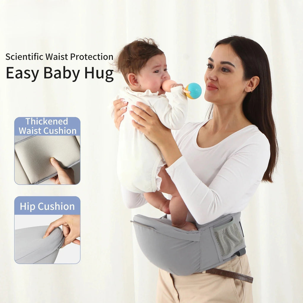 Insular 3-In-1 Ergonomic Baby Carrier For Newborn to Toddler w/ Hip Seat - Breat
