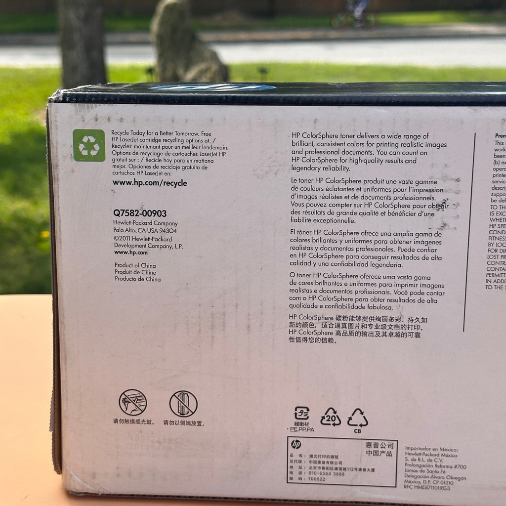 HP 503A Yellow Toner Cartridge Q7582A Sealed for LaserJet CP3505, 3800