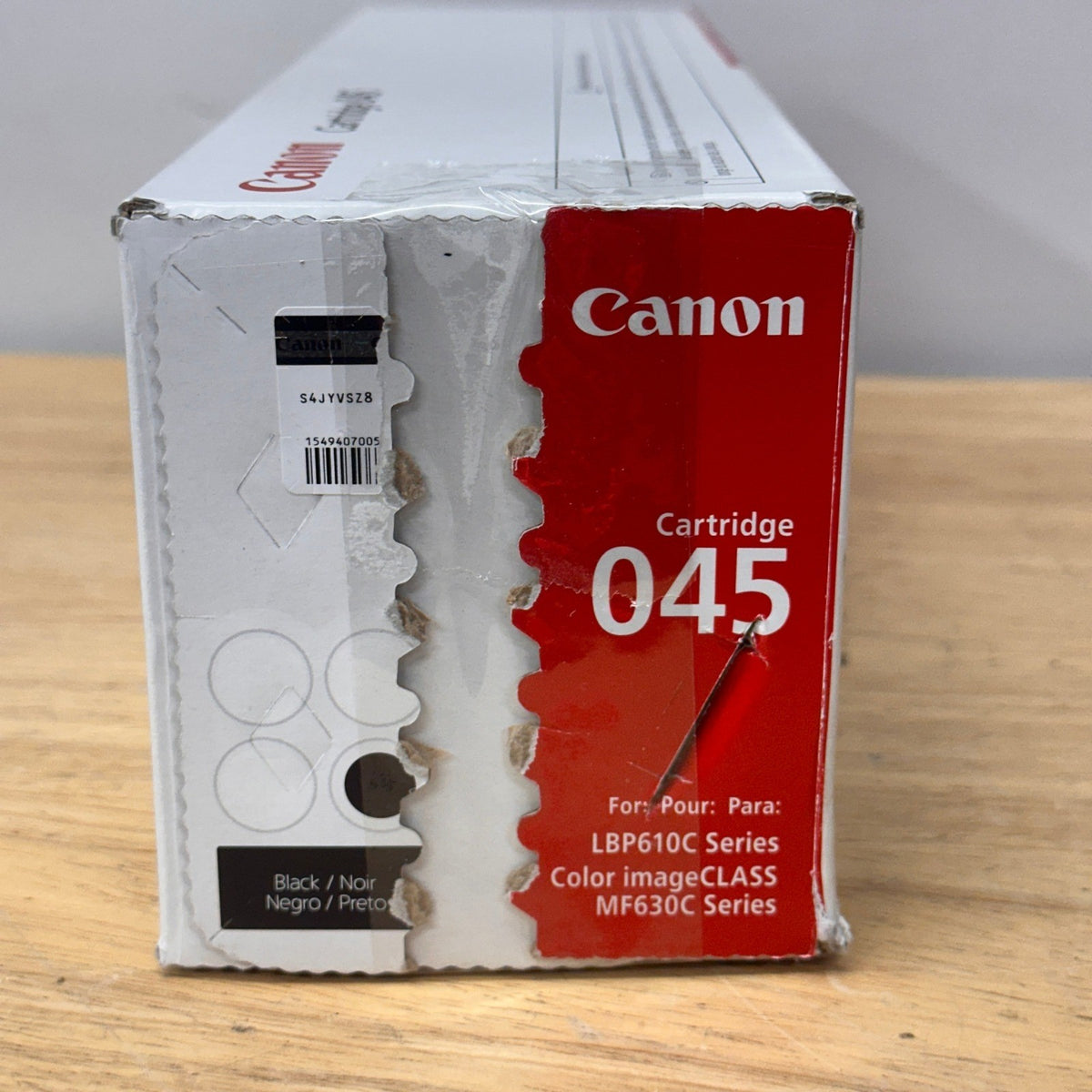 Canon 045 Black Toner Cartridge 1242C001 LBP610C MF630C Series OPEN BOX
