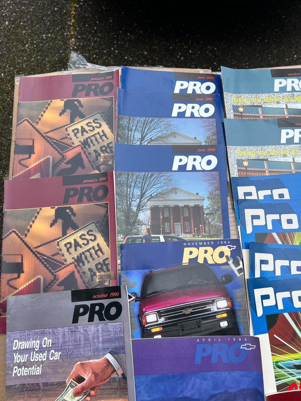 Lot of 33 Issues of Chevrolet PRO Magazine 1984-1999 w/ Duplicates