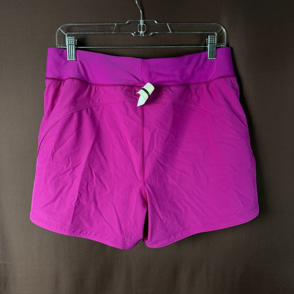 Lands' End Women's 14, 2-16 LONG 5" UPF 50 Swim Shorts w/ Pockets - Violet Rose
