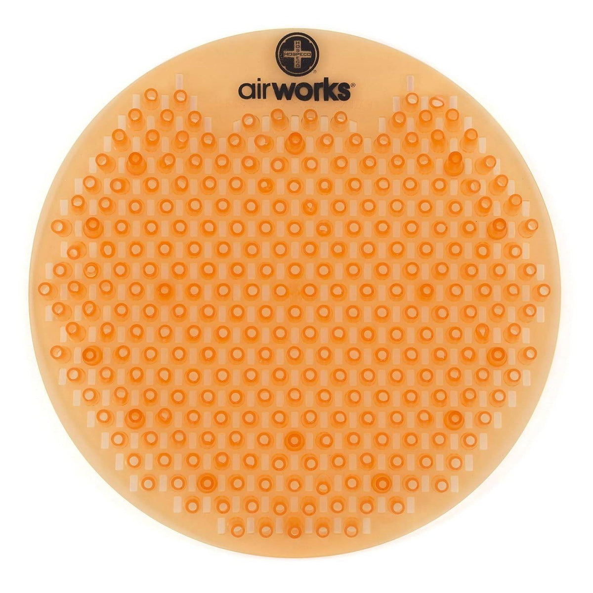 Pack of 6 AirWorks AWSFUS231-BX Orange Splash Free Urinal Screen, Citrus G