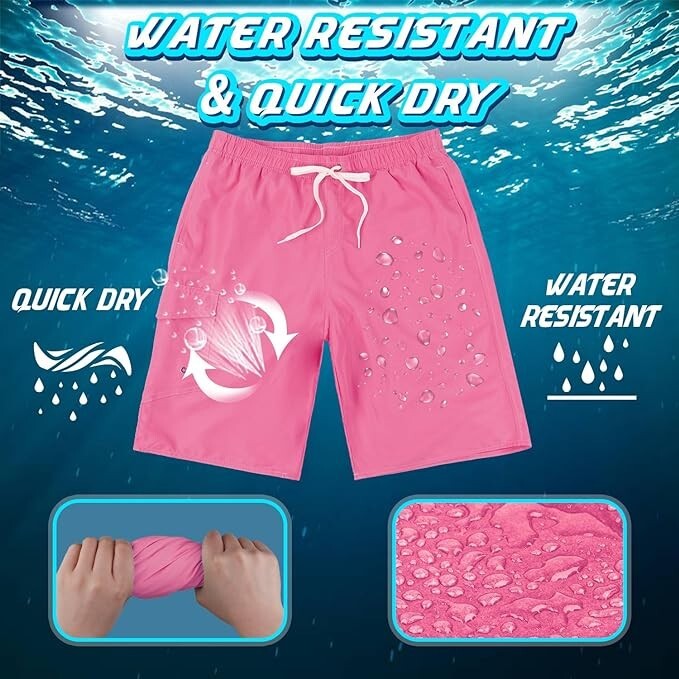 Small Mens Swim Trunks Swimming Trunks Swim Shorts Quick Dry 11 Inch with Mesh