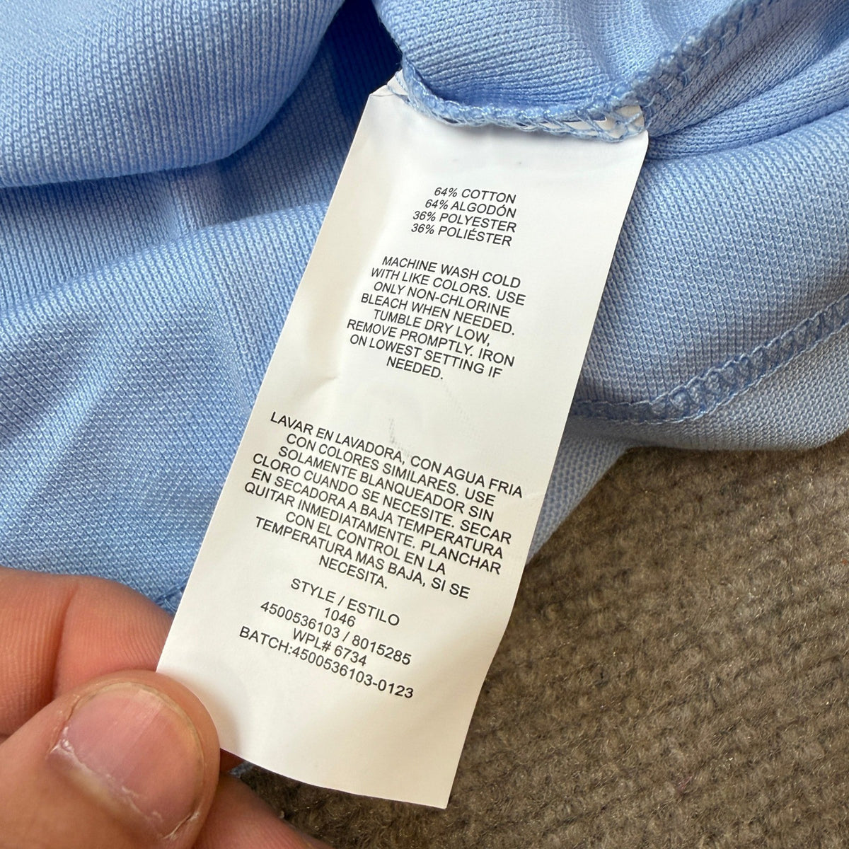 Izod Kids Boys XL 18/20 Husky Light Blue Polo Shirt Short Sleeve
