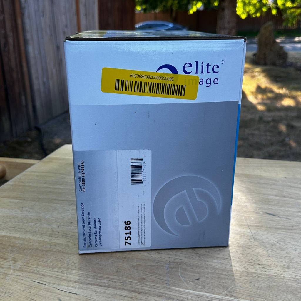 Elite Image Premium Laser Toner Cartridge Magenta 75186 for HP 3800 (Q7583A)