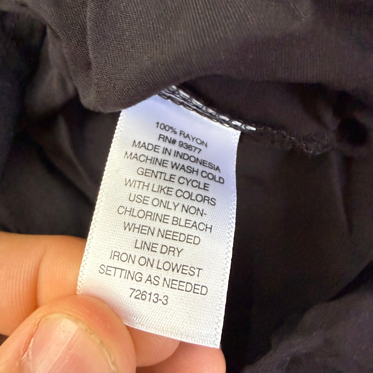 MSRP $48 A.N.A Womens XL Tall Black Long Sleeve Button Up Shirt