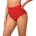Edelqual Women's XL High Waisted Bikini Bottom Tummy Control Full Coverage