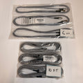 Lot of 6 USB-A to Lightning Braided Fast Charging Cables 6ft 10ft