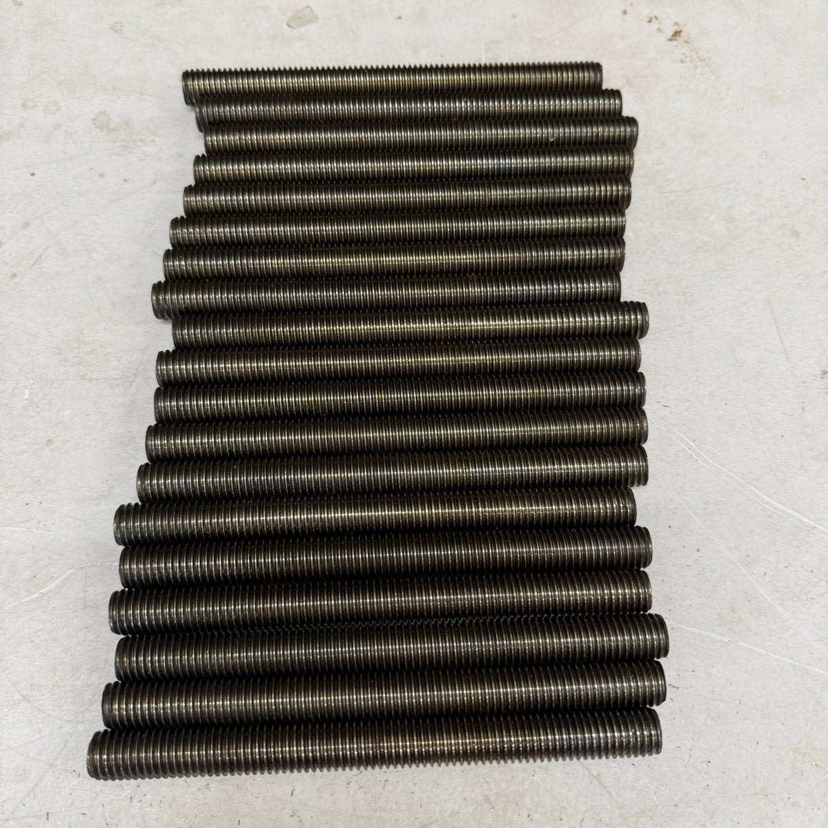 Set of 19 John Perine 5/8-11 x 7 B7 Full Thread Stud Bolts