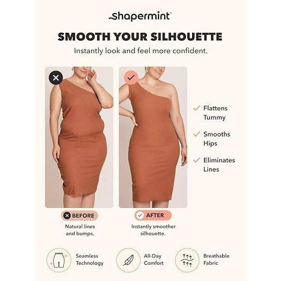 MSRP $27 SHAPERMINT 55021 Womens XL/2XL Nude Shapewear High-Waisted Shap