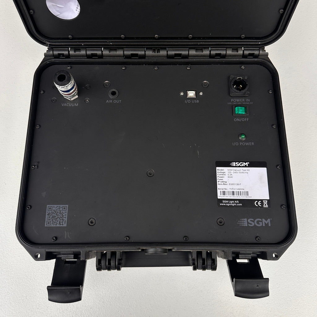 SGM Vacuum Test Kit 83061136-F for SGM IP-Rated Series Fixtures, Hard Case