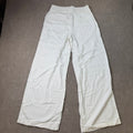 MSRP $48 St. John's Bay Womens S Short White Wide Leg High Rise Pull-On Pants