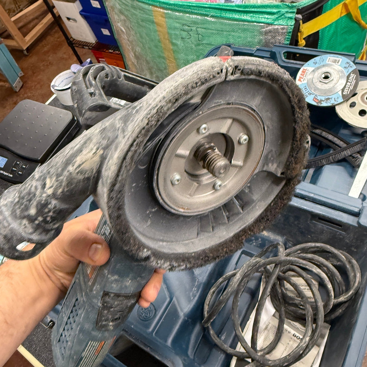Bosch CSG15 5" Concrete Surfacing Grinder 12.5A Dust Shroud Cup Wheel w/ Case