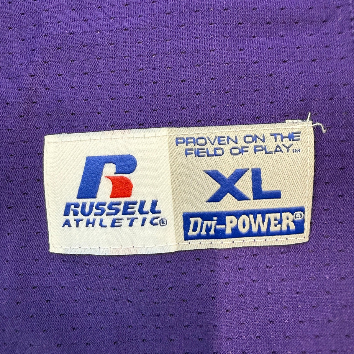 Russell Athletic Purple/White Sz XL Dri Power Youth Legacy Basketball Jersey