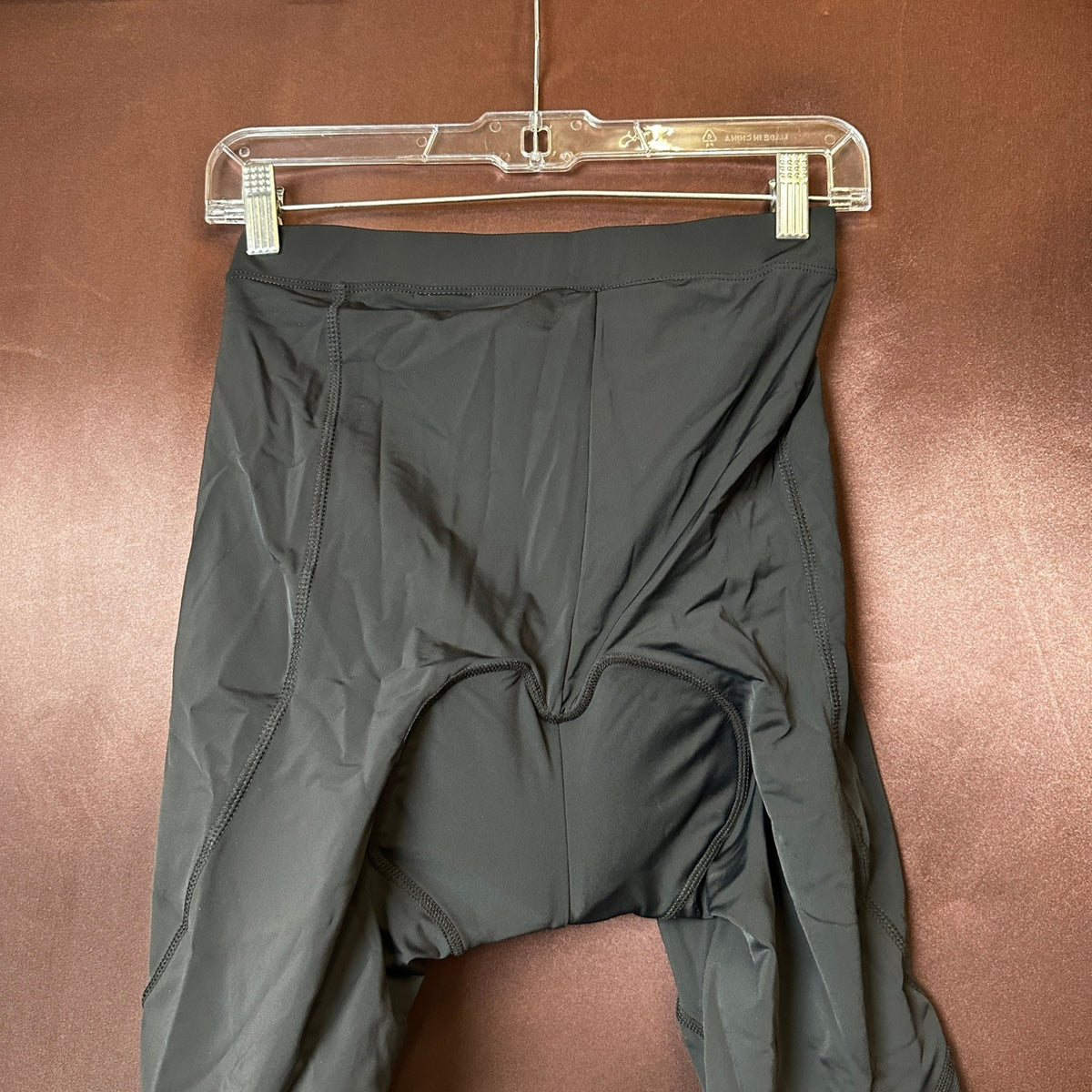 NWT Santic Ao Dai Women's XL Padded 3/4 Cycling Pants Black w/ Purple Straps