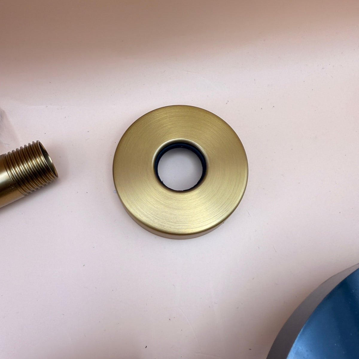 FROPO SF-02B Brushed Gold Shower Tub Faucet Set with Valve, 6" Gold Shower