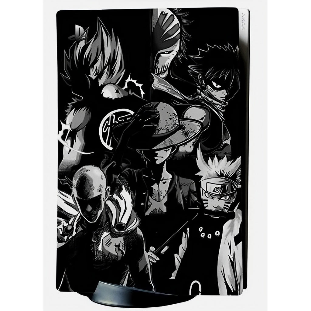 New Anime Heroes Vinyl Skin For PS5 Disk Edition Naruto Luffy