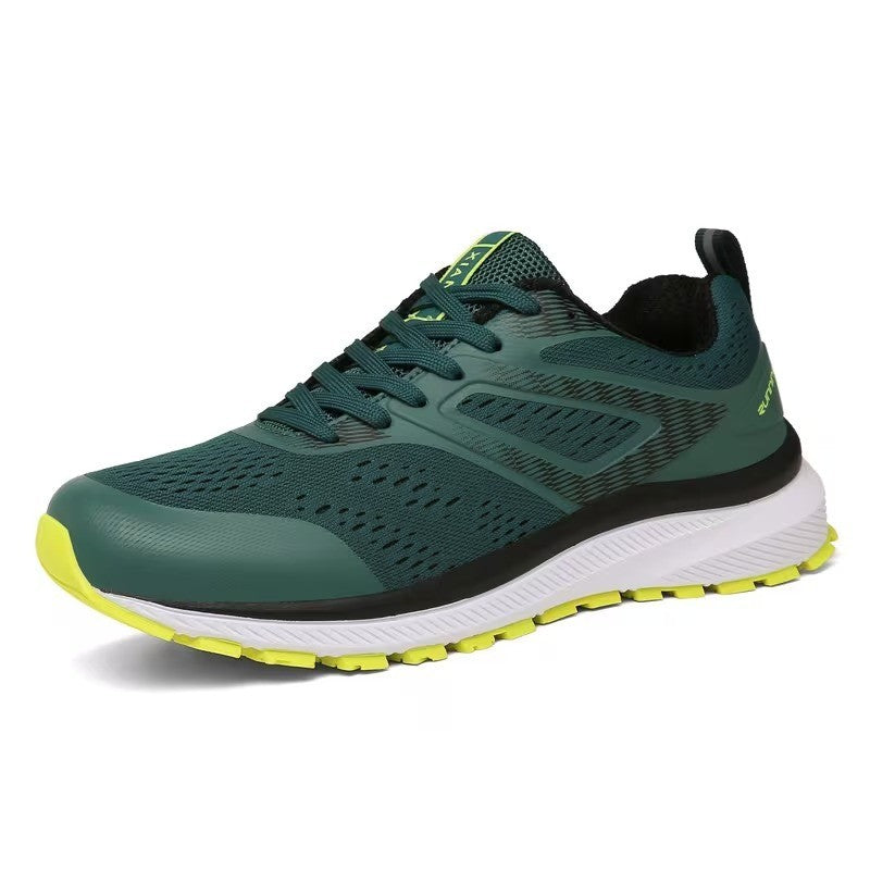 Xianv Men's US 8-11.5 Dark Green Walking Shoes Lightweight Breathable Athletic R