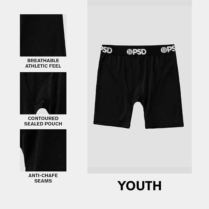 PSD Youth Boy's L Underwear Smiley Face Graphic Boxer Briefs