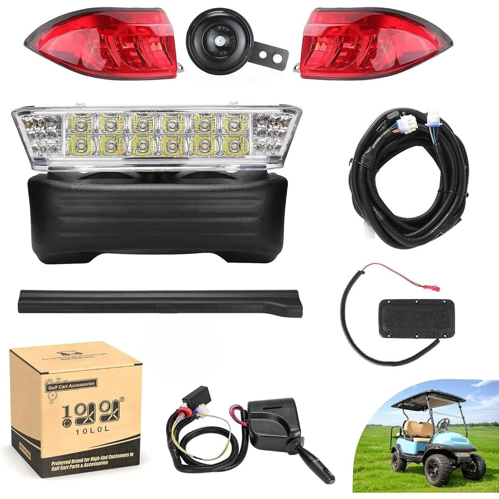 10L0L Deluxe Golf Cart Light Kit for Club Car Precedent 2004-2019 MISSING S