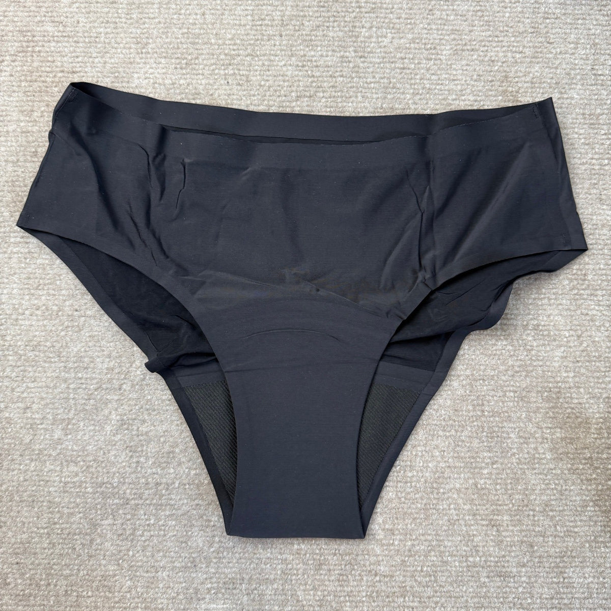 Set of 7 MSRP $65 TIICHOO Women's M Black Seamless Period Underwear Panties Bik