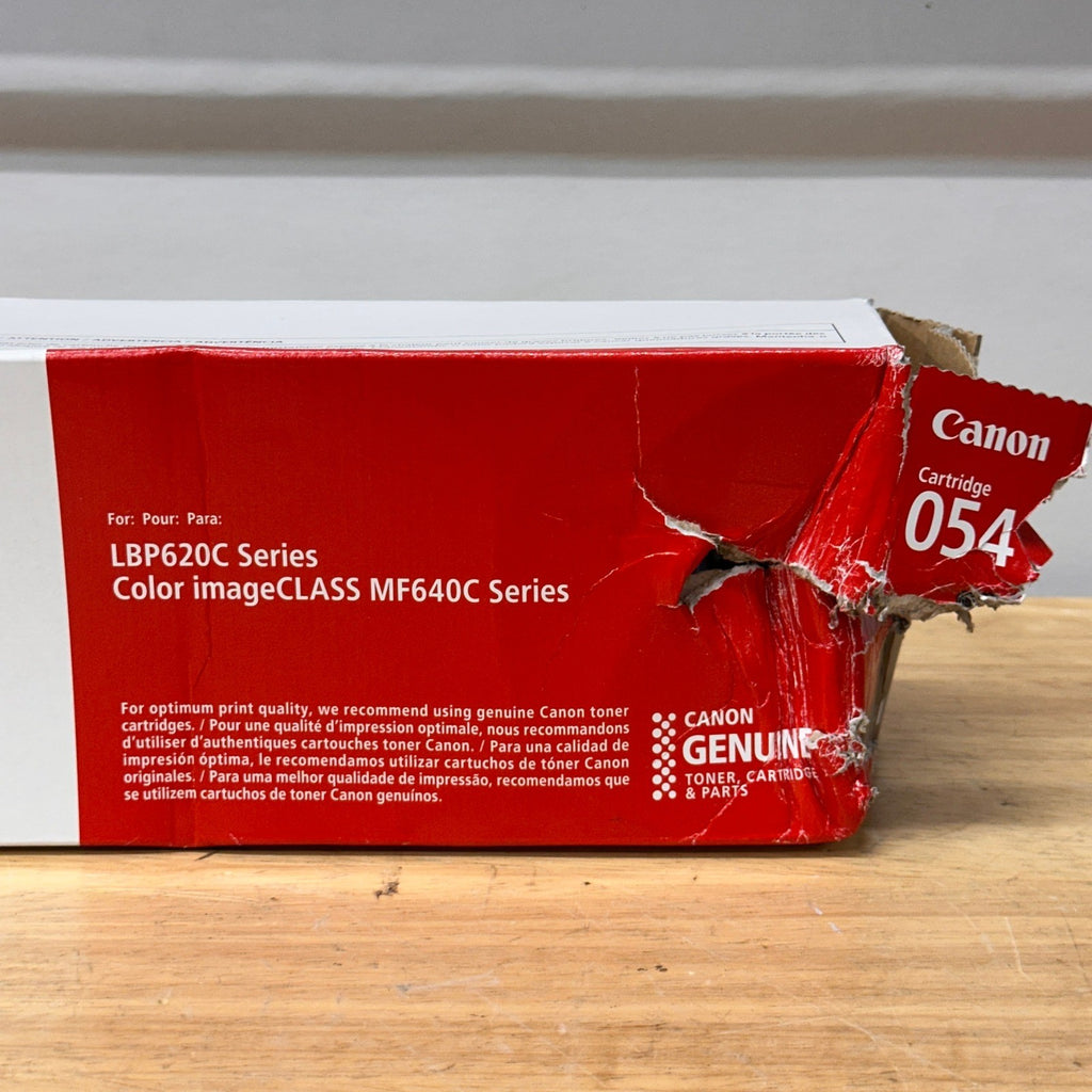 Canon 054 3022C001 Magenta Toner Cartridge LBP620C MF640C Series DAMAGED BOX