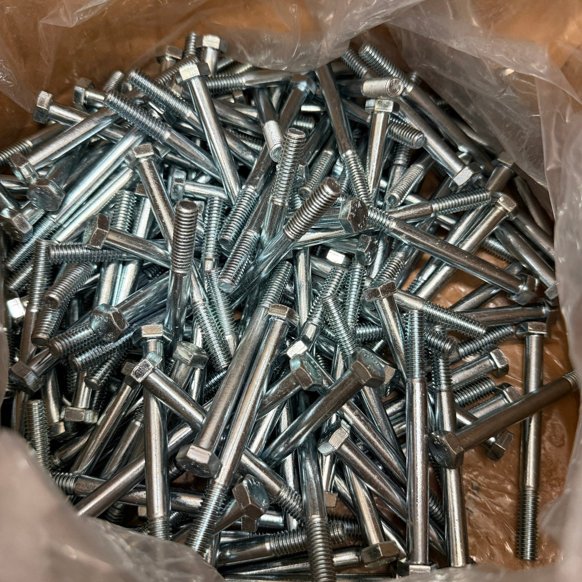 Pack of 172 PFC 5/16-18 x 3 1/2 Hex Cap Screw Bolts Grade 2 Zinc
