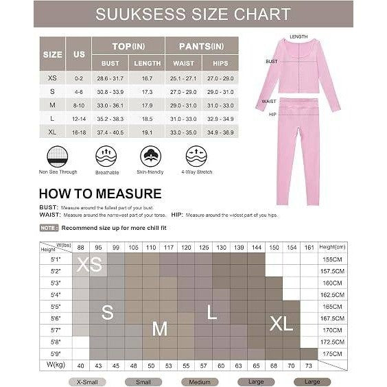 MSRP $36 SUUKSESS Women's M Red Two Piece Workout Sets High Waisted Seamless