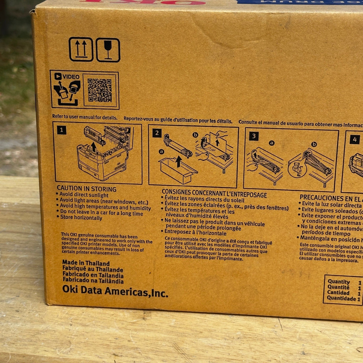 OKI Genuine Yellow Image Drum 44315101 for C610 Color Printer