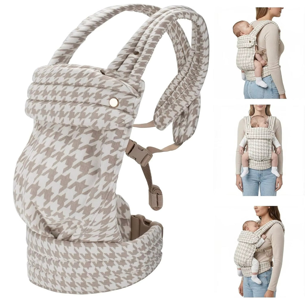 Ergonomic Baby Carrier for Newborn to Toddler, Lightweight & Breathable Cotton I