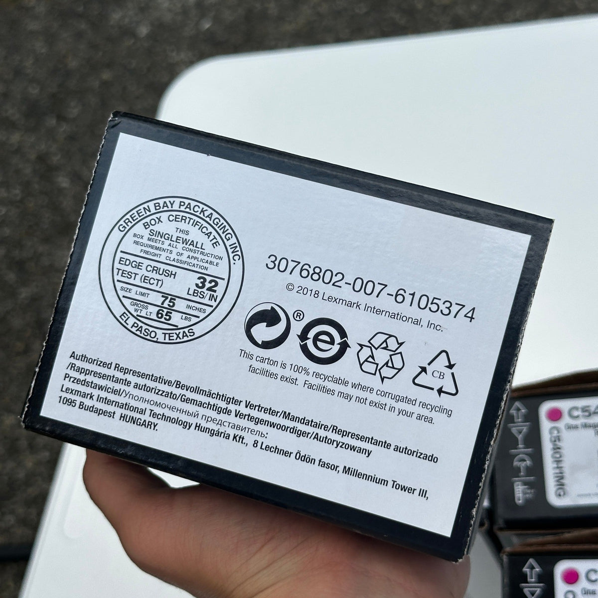 Set of 4 Lexmark C540H1MG Magenta High Yield Toner Cartridge C540 C543 C544 C546