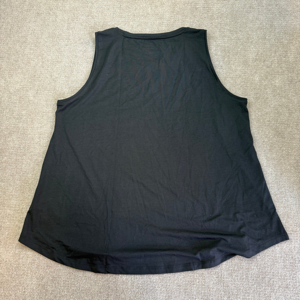 NWT Lalagen Women's XXL Black Plus Size Workout Tank Tops Sleeveless Summer
