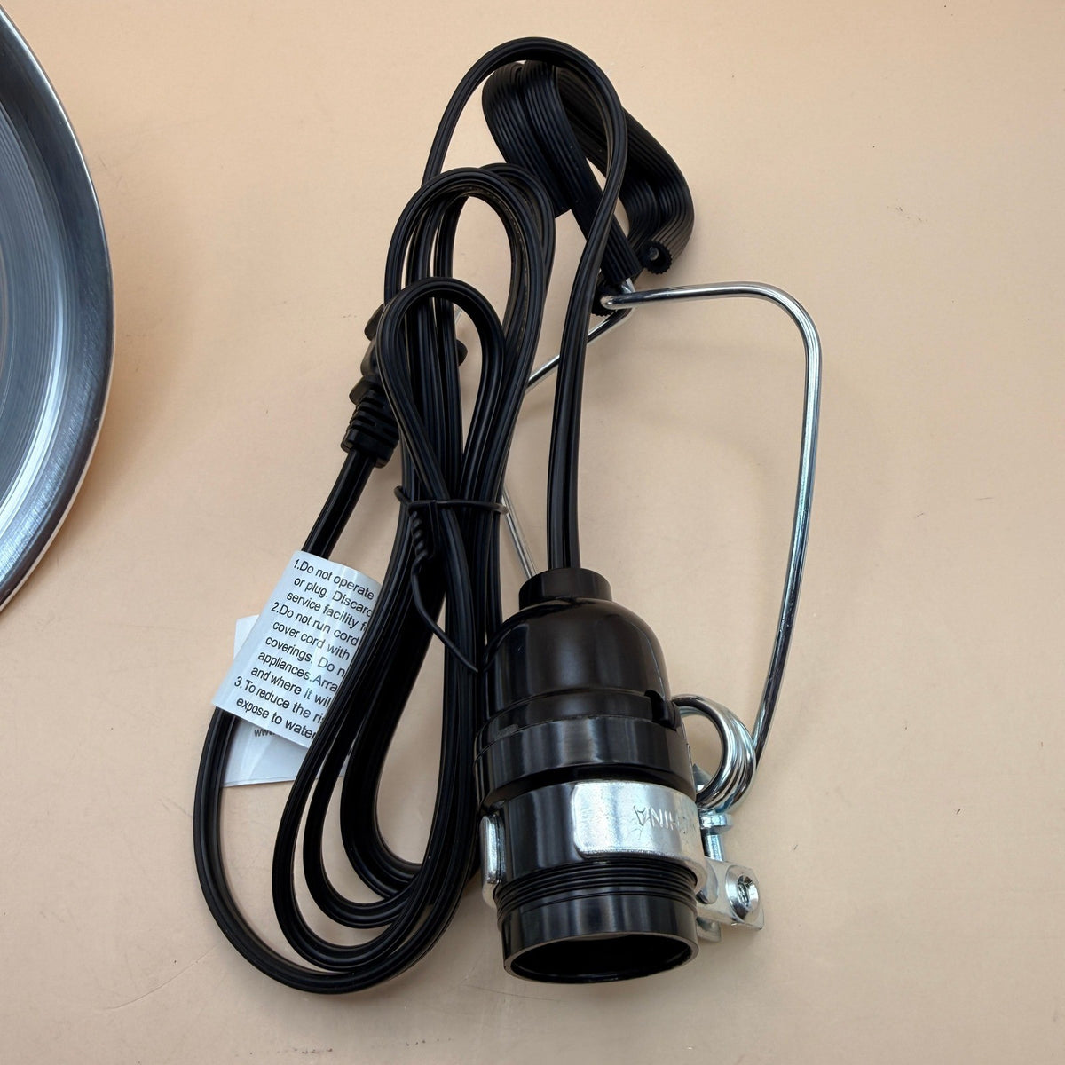Simple Deluxe Clamp Lamp Light Socket with 8.5 Inch Aluminum Reflector, Suit for
