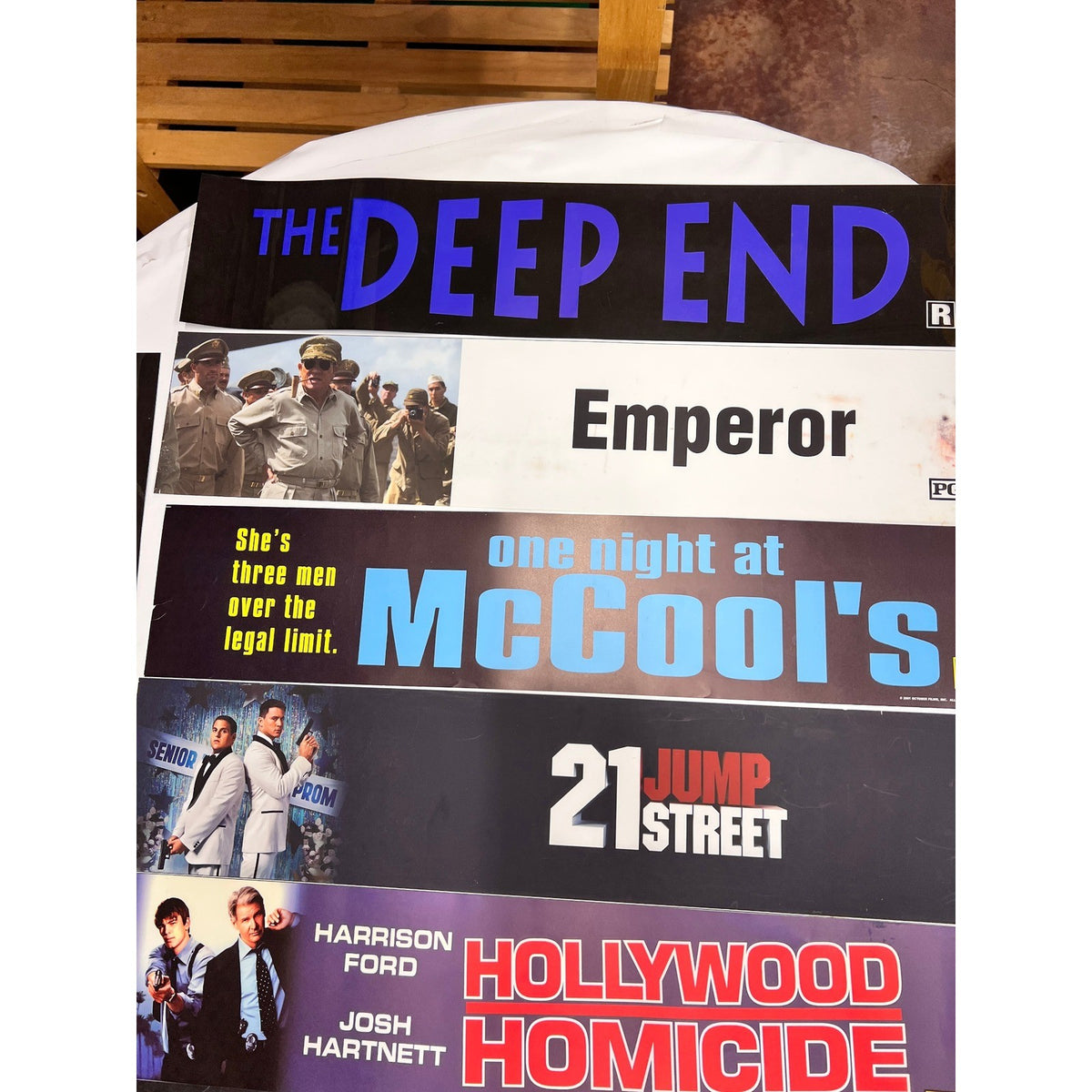 Set of 10 Movie Theater Mylar Poster 5x25 View From The Top, 21 Jump