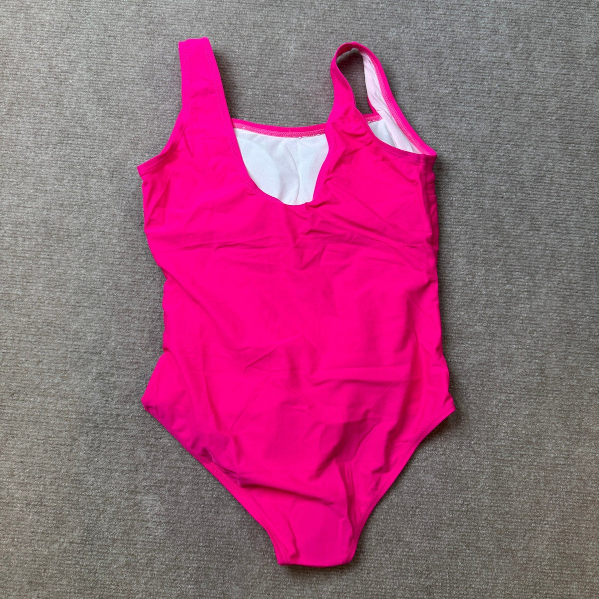 MSRP $33 Yizuoding Girl's 12Y One Piece Swimsuit Ruffled Wide Straps Swimwear Ba