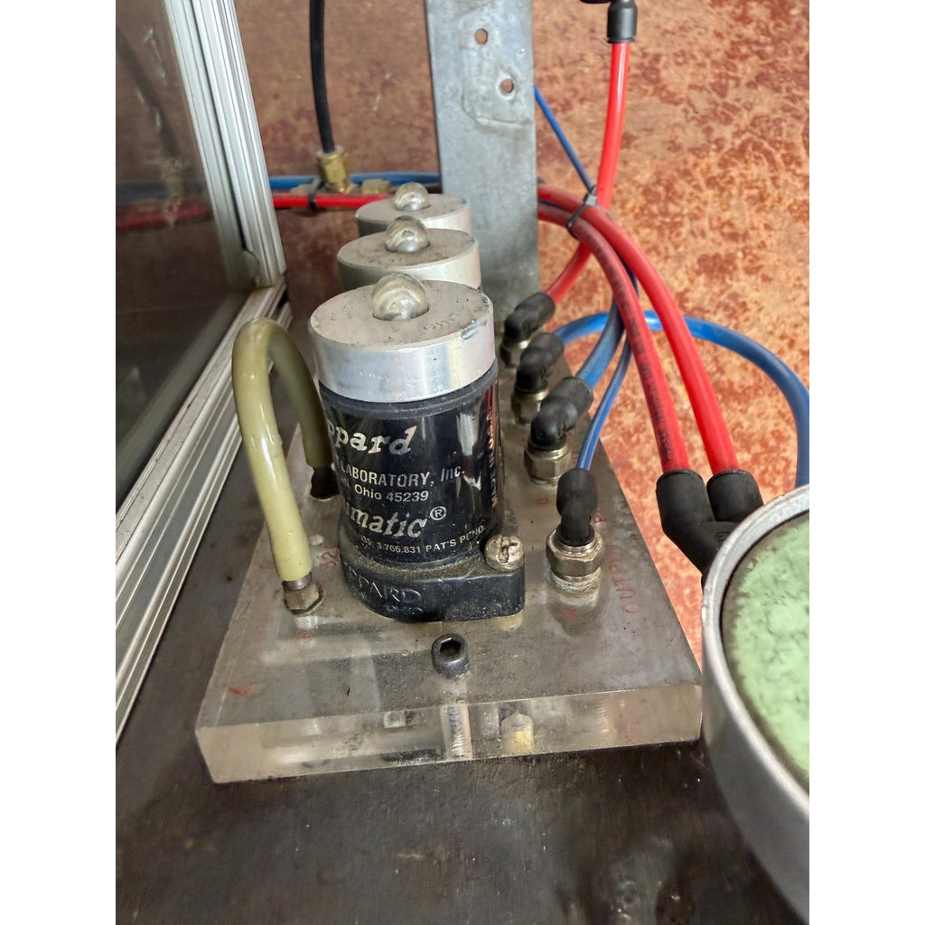 Air-Mite Model 40 Pneumatic Air Press 400 lbs Benchtop Punch Arbor Stamping Val