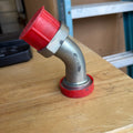 Parker 17T3-20-20 1-1/4" 45 Deg Hydraulic Flange to Flare Adapter 1-5/8x12 Stee