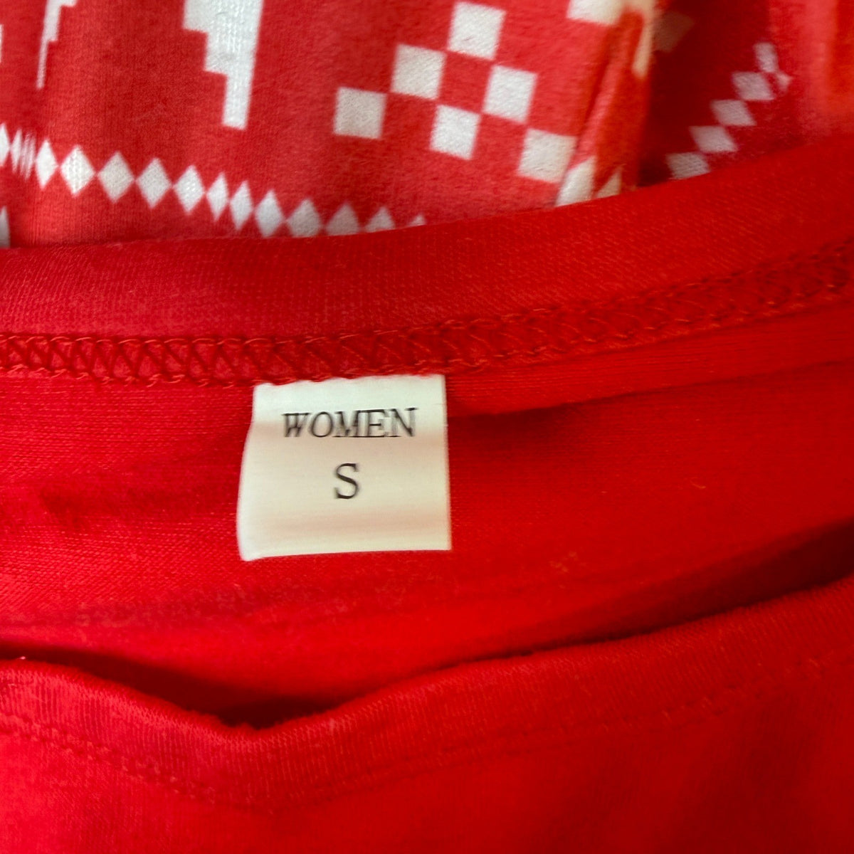 MSRP $22 BCNZOO Women's S 2 Piece Christmas Pajama Set Xmas Sleepwear Red