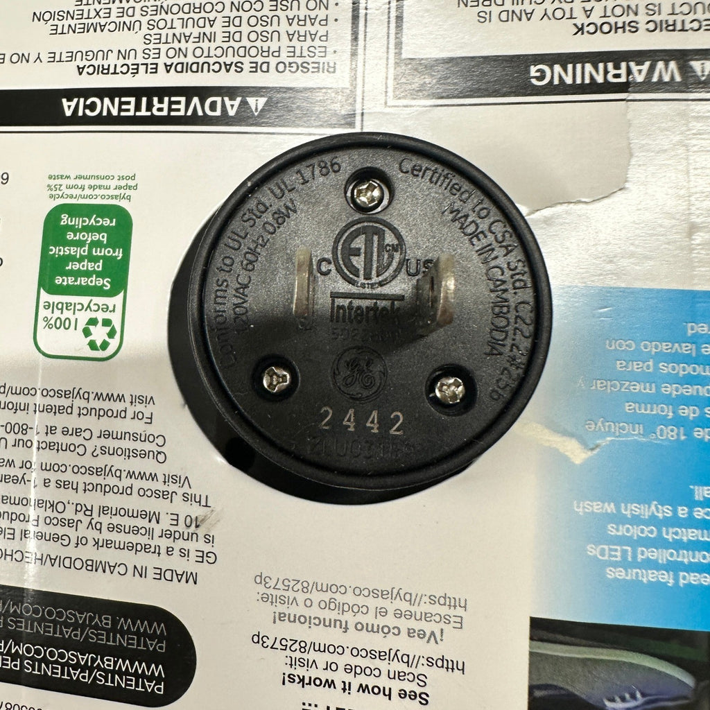 GE Directional 82573 LED Swivel Sconce Night Light, Plug-in, Color-Changing & D