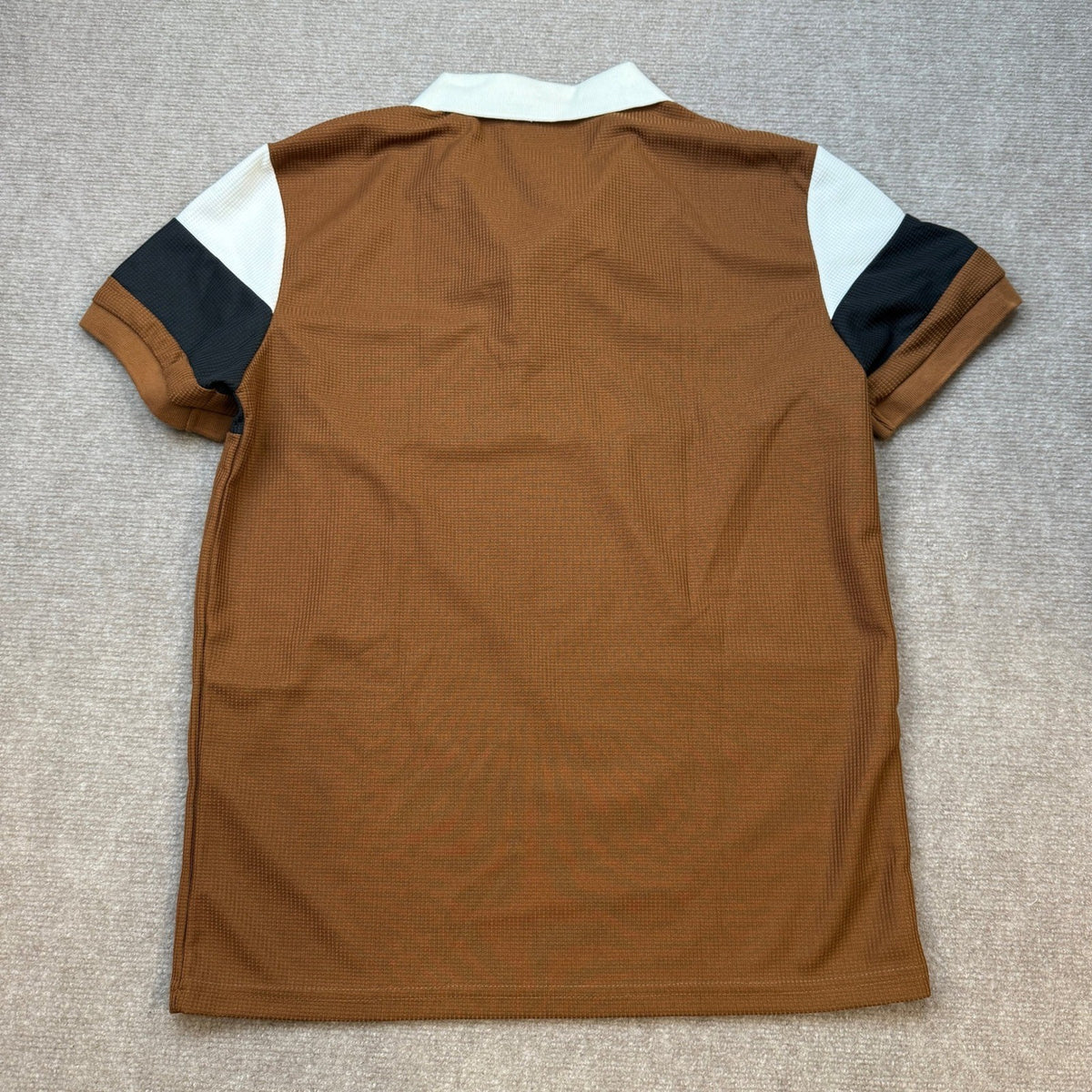 MSRP $32 SOLY HUX Men's M Polo Shirt Color Block Letter Print Short Sleeve