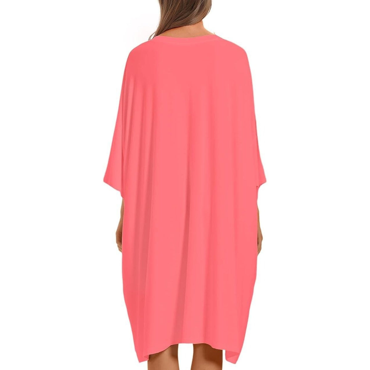 KFUBUO Plus Size Nightgowns for Women Coral Pink Fit S-5XL Oversized Sleep