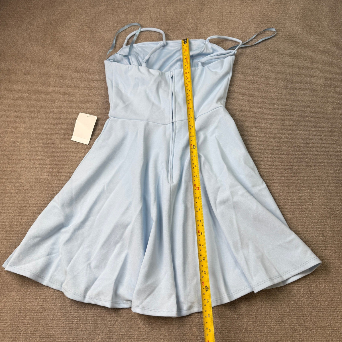 MSRP $64 B. Smart Womens Juniors 2 Light Blue Square Neck Sleeveless Dress