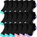 MSRP $29 Bemeol Girls Socks 18 Pairs 7-10 Years Ankle Socks Soft Athletic Low C