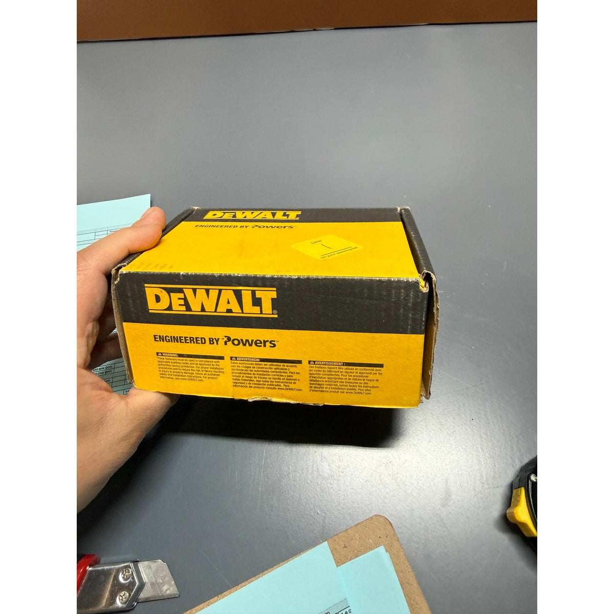 Pack of 42 DeWalt 7412SD1 Power-Stud+ SD1 3/8" x 2 3/4" Wedge Anchor Zinc